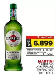 Martini - APERITIVO C/ALCOHOL EXTRA DRY