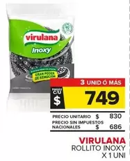 Virulana - ROLLITO INΟΧΥ