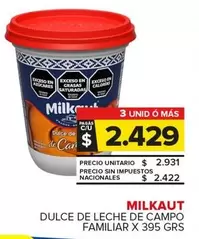 Milkaut - DULCE DE LECHE DE CAMPO FAMILIAR