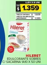 Hileret - EDULCORANTE SOBRES