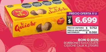 Bon o Bon - BOMBONES CHOCOLATE