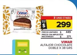 Vimar - ALFAJOR CHOCOLATE DOBLE