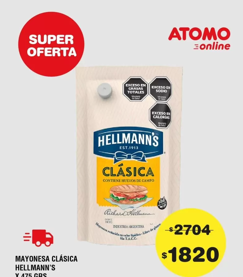 Hellmann's - MAYONESA CLÁSICA