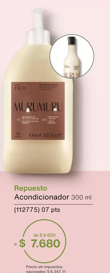 Acondicionador 300 ml