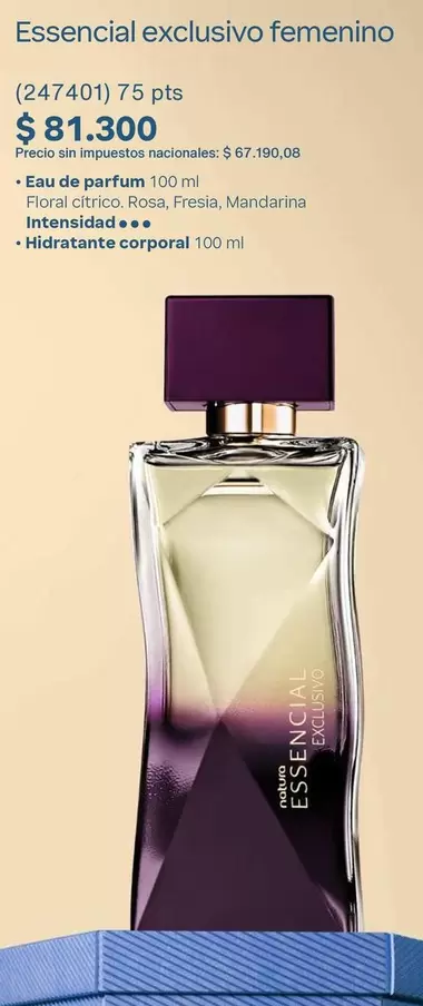 Fresia - Essencial exclusivo femenino