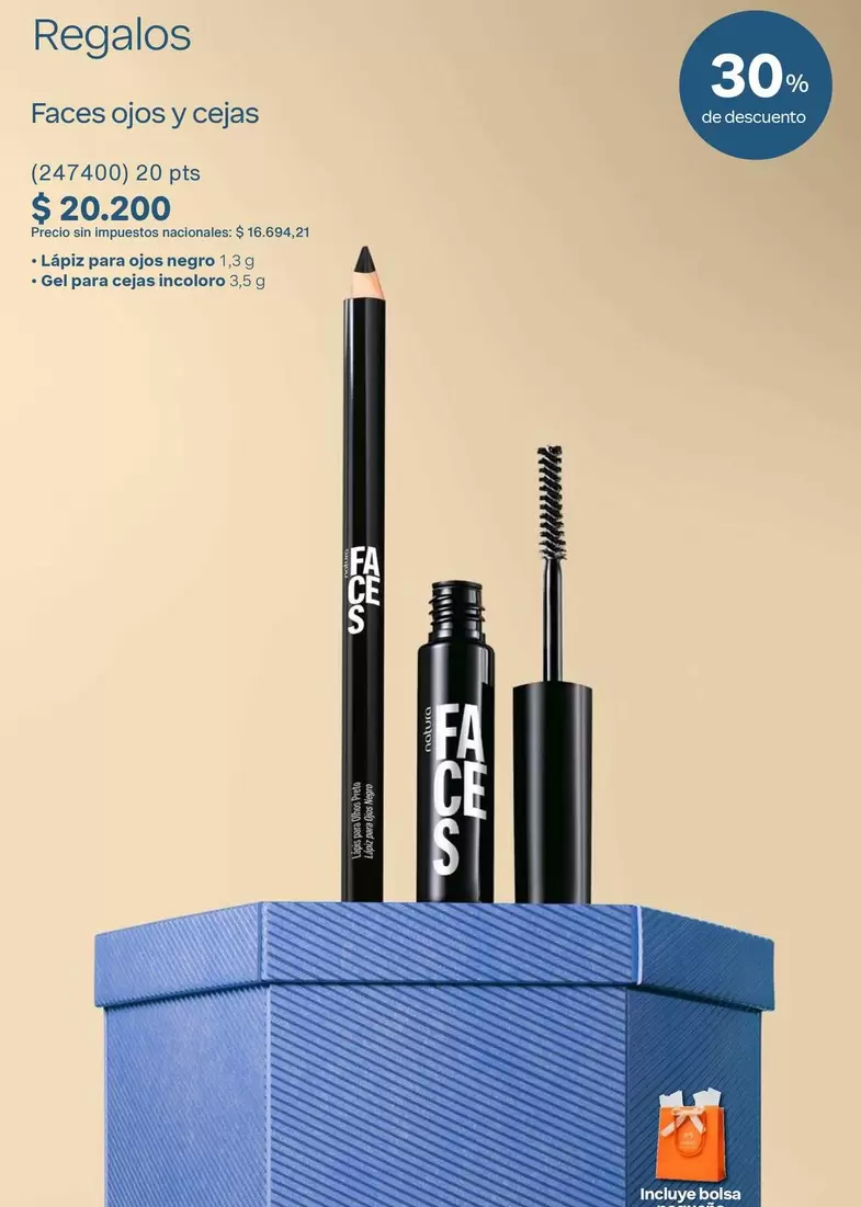 Negro - Faces ojos y cejas