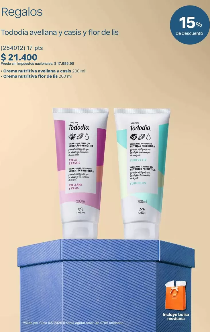 Natura - Avellana Y Casis Y Flor De Lis