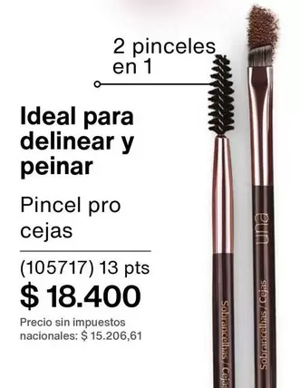 Una - Pincel pro cejas