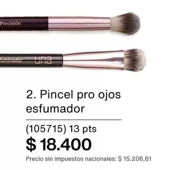 Una - Pincel pro ojos esfumador