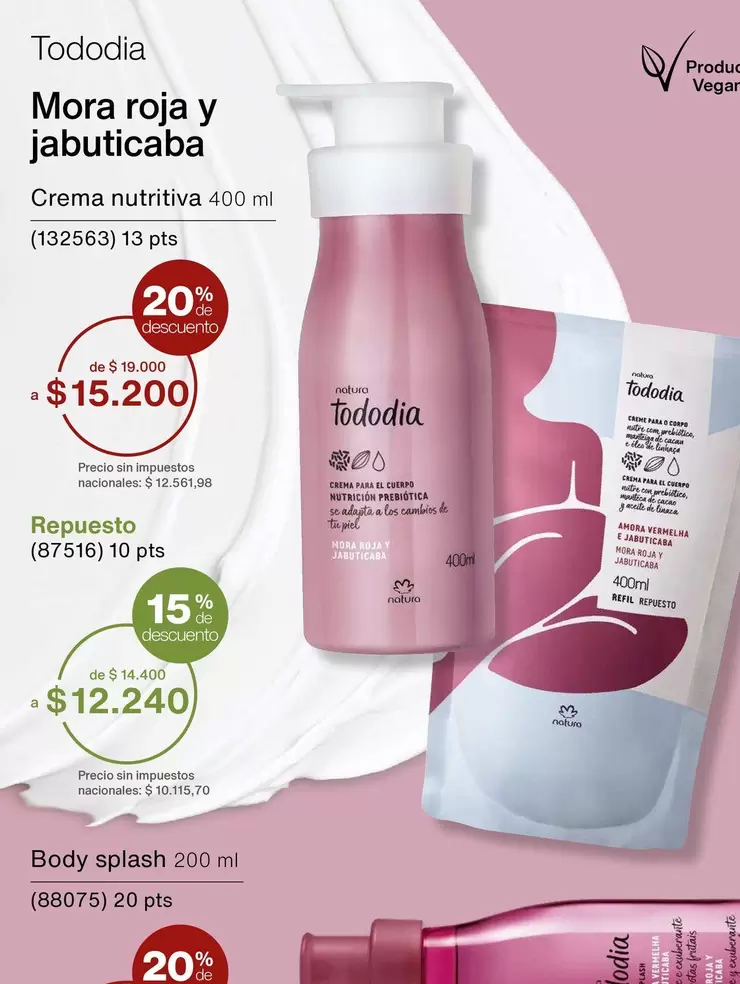 Mora -  roja y jabuticaba