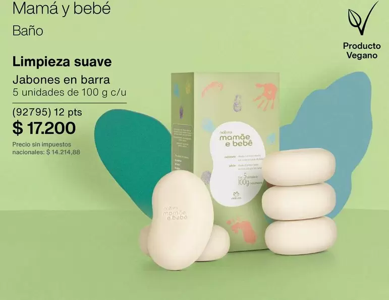 Suave - Limpieza suave Jabones en barra