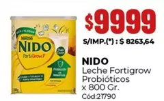 Nido - Leche Fortigrow Probióticos