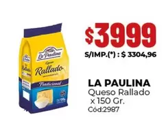La paulina - Queso Rallado
