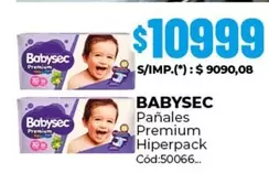 Babysec - Pañales Premium Hiperpack