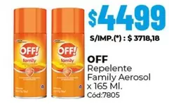 Off - Repelente Family Aerosol