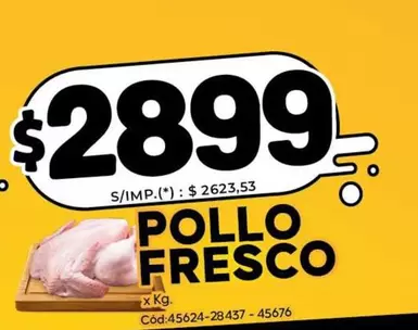 X$ - POLLO FRESCO