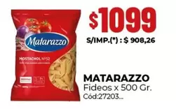 Matarazzo - Fideos x 500 Gr. Cód:27203