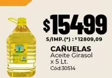 cañuelas - Aceite Girasol