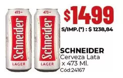 Schneider - Cerveza Lata