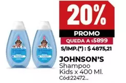 Johnson's - Shampoo Kids x 400 MI.