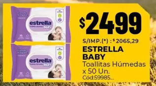Estrella - BABY Toallitas Húmedas
