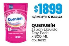 Querubin - Jabón Líquido Doy Pack