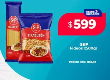 S&P - Fideos