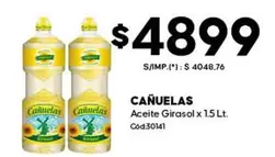 cañuelas - Aceite Girasol x 1.5 Lt.
