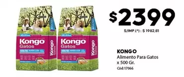 Kongo - Alimento Para Gatos