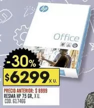 HP - RESMA  75 GR, XU