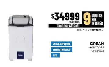 Drean - Lavarropas