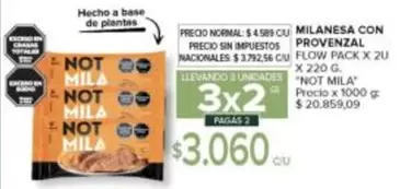 Flow - MILANESA CON PROVENZAL