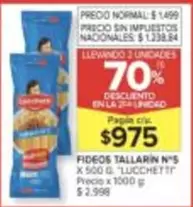 X$ - FIDEOS TALLARIN N'S