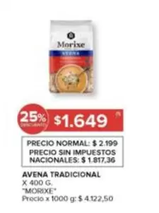 Morixe - AVENA TRADICIONAL
