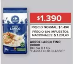 Carrefour - ARROZ LARGO FINO