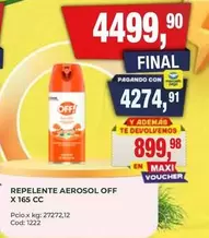 Off - REPELENTE AEROSOL