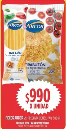 Arcor - TALLARÍN or TRABUZÓN