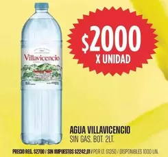 Villavicencio - AGUA VILLAVICENCIO