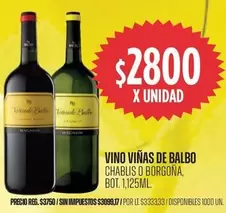 Viñas de Balbo - VINO VIÑAS DE BALBO