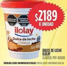 Ilolay - DULCE DE LECHE