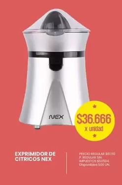 Nex - EXPRIMIDOR DE CITRICOS