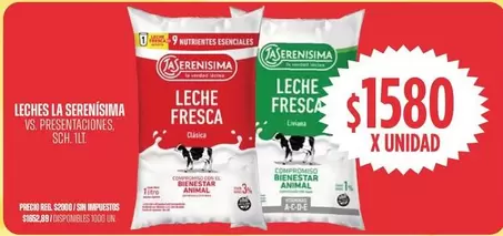 La Serenísima - LECHE FRESCA