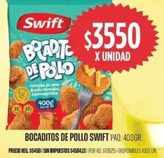 Swift - BOCADITOS DE POLLO