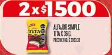 Tita - ALFAJOR SIMPLE