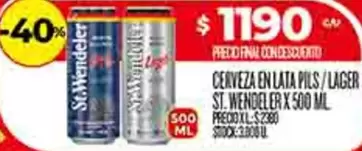 St. Wendeler - CERVEZA EN LATA PILS / LAGER
