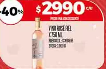 XL - VINO ROSE FIEL
