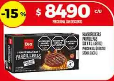 Dia - HAMBURGUESAS PARRILLERAS