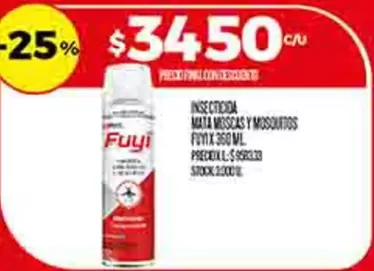 Fuyi - INSECTICIDA MATA MOSCAS Y MOSOURIOS FUYIX 360 ML