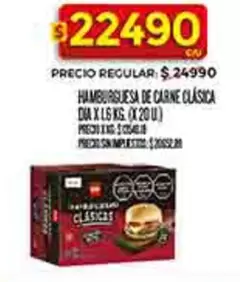 Dia - HAMBURGUESA DE CARNE CLÁSICA