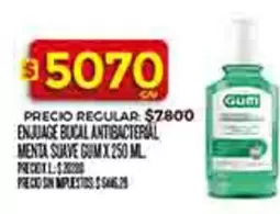 GUM - ENJUAGE BUCAL ANTIBACTERIAL